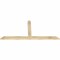 Ekena Millwork Portland Rough Sawn Timber Gable Bracket, Douglas Fir, 72"W x 33"H x 2"D x 4"F, 11/12 Pitch GBW072X33X0204POR00RDF - alternate 3